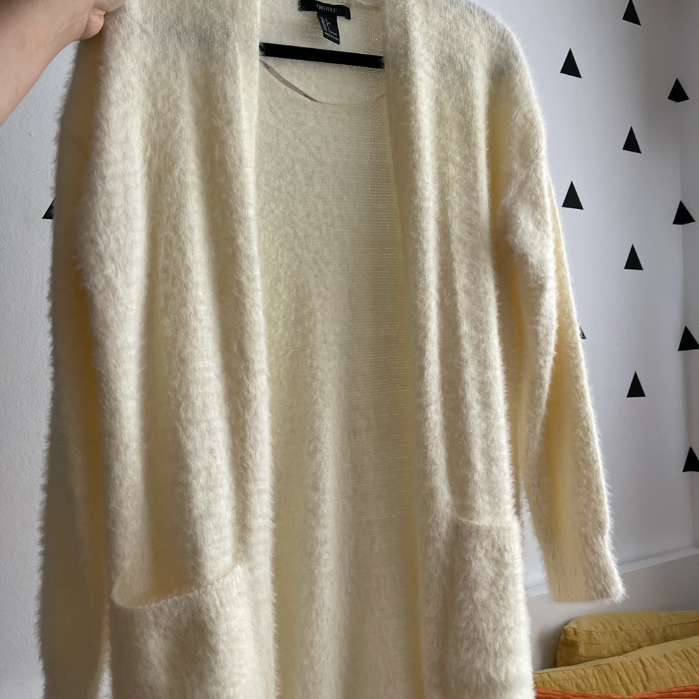 Long Fuzzy Cardigan - Picture 4 of 4
